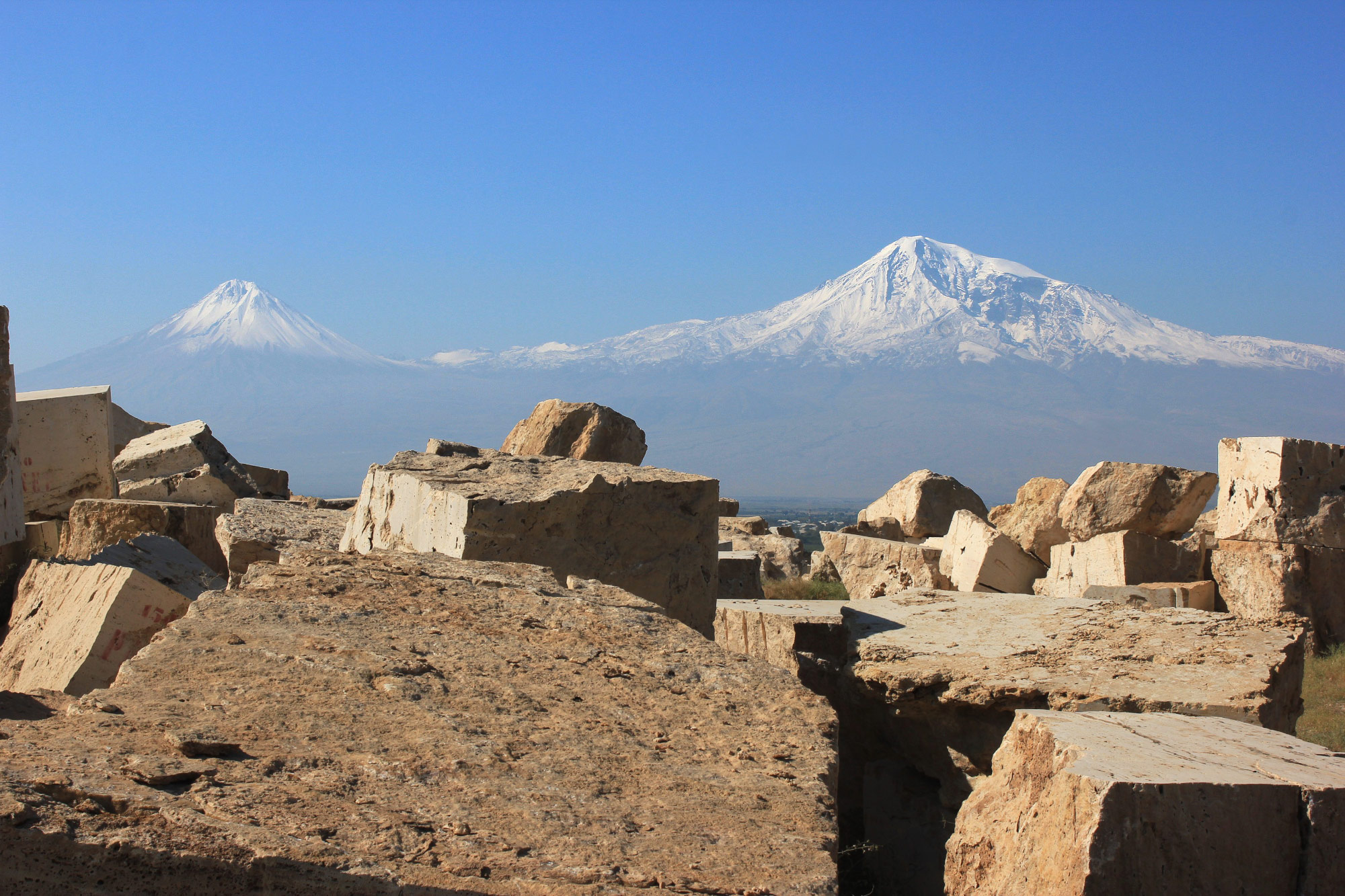 Ararat. View from Goravan - Vedi.
